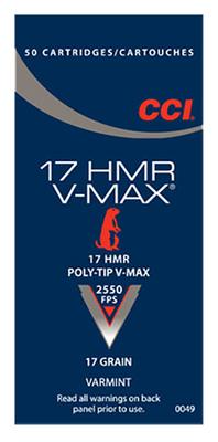 17HMR 17 GRAIN V-MAX BOX