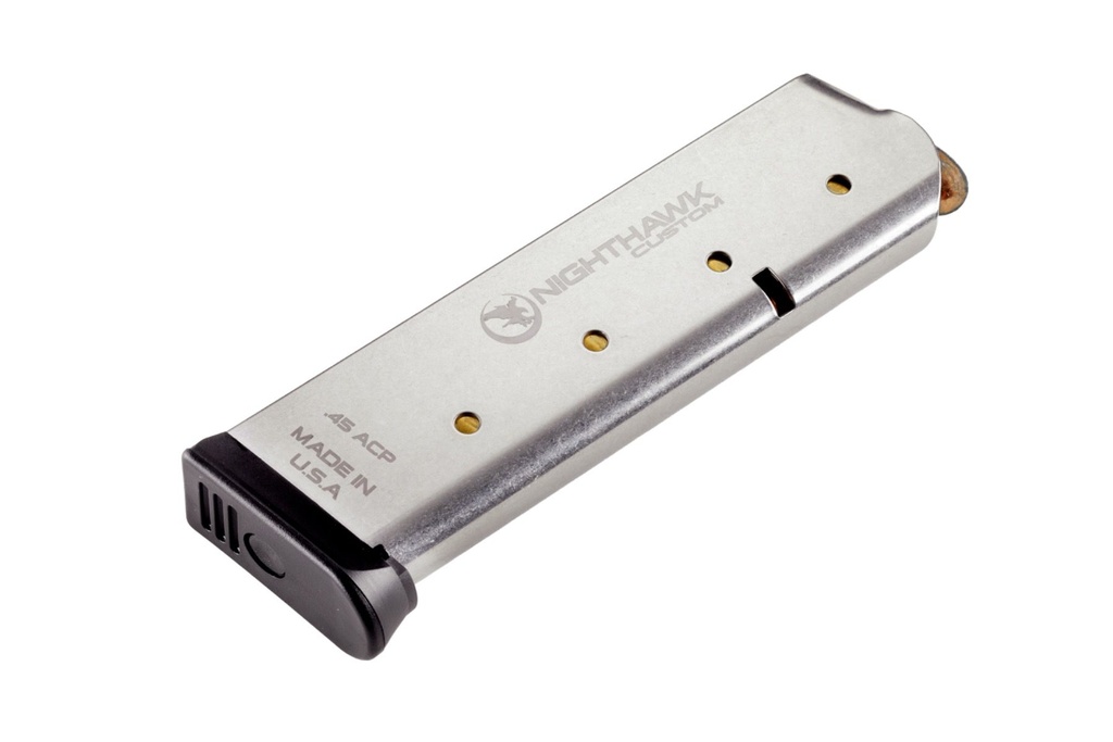 NIGHTHAWK MG0042 1911 OEM 45 ACP 8 ROUND MAGAZINE STAINLESS