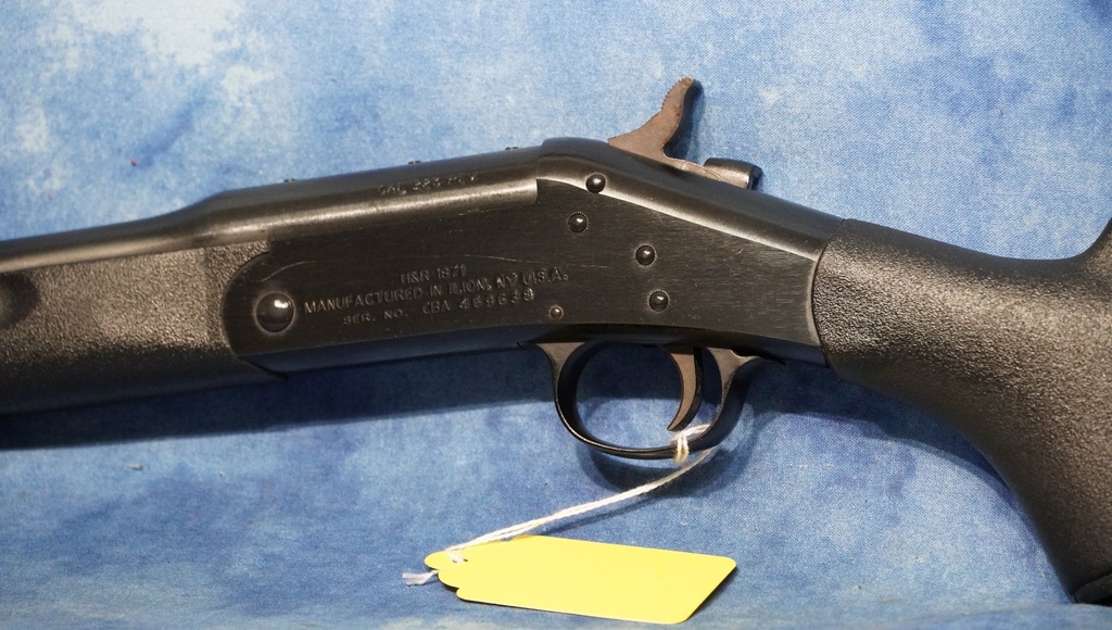 USED HARRINGTON & RICHARDSON SINGLE SHOT 223 REM SYNTHETIC COMPACT