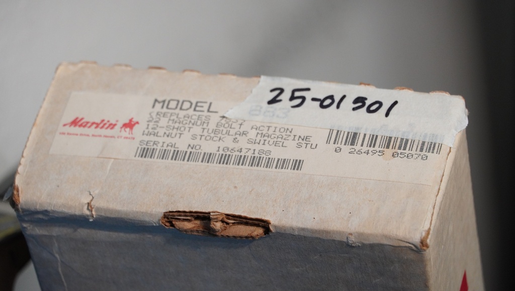 USED MARLIN 883 22 MAGNUM WALNUT WITH FACTORY BOX!