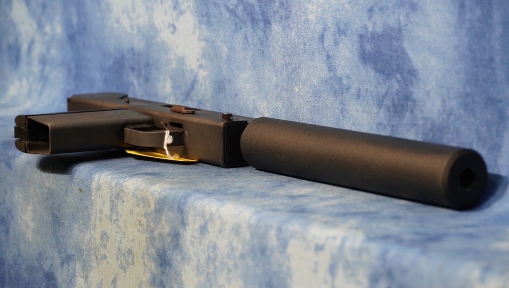 USED COBRAY BY LEINAD MODEL M-11 9MM FAUX SUPPRESSOR