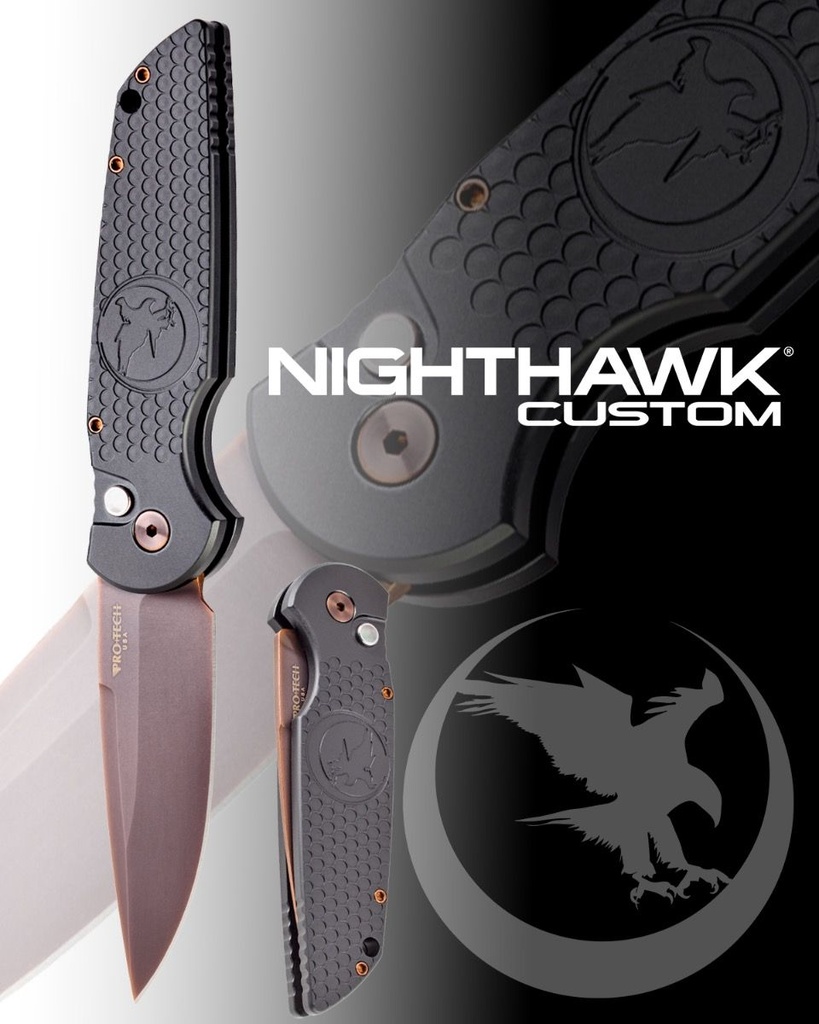 PRO-TECH K212 NIGHTHAWK TR-3.03 DOUBLE STACK EXCLUSIVE AUTO KNIFE