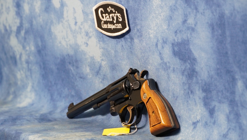 USED SMITH & WESSON MODEL 17-3 6" BBL PINNED HAMMER K22 MASTERPIECE