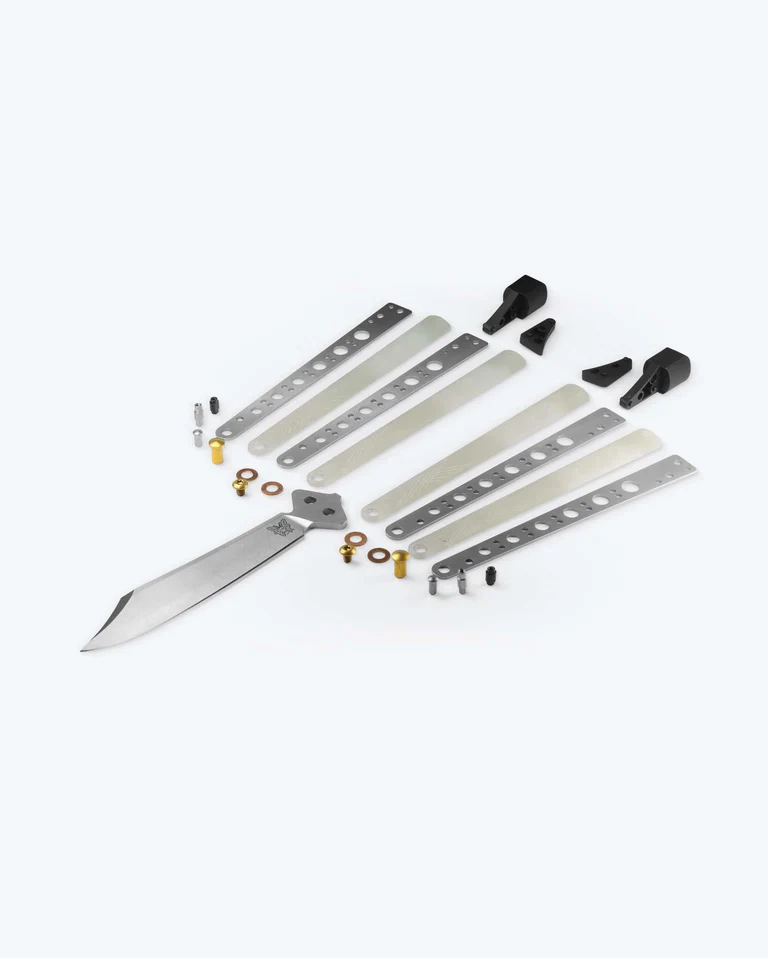 BENCHMADE 99 NECRON JADE G10 LATCHLESS BALI-SONG CPM-S30V STEEL