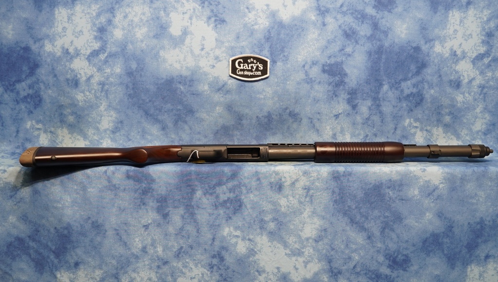 USED MOSSBERG MODEL 590A1 RETROGRADE 12 GA 3" 20" BBL WOOD STOCK