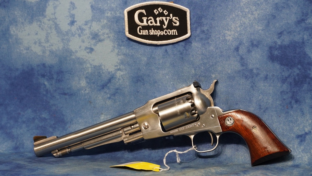 USED RUGER OLD ARMY .44 CALIBER BLACK POWDER STAINLESS 7.5" BBL 