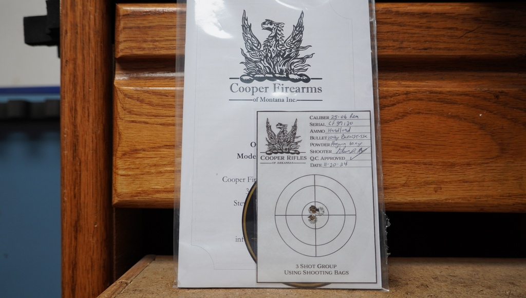 COOPER FIREARMS MODEL 52 EXCALIBUR 25-06 REM OLIVE / BLACK STOCK