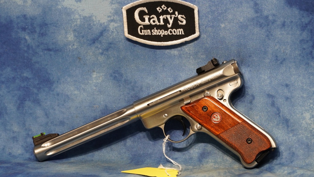 USED RUGER MARK III HUNTER 22 LR FLUTED STAINLESS