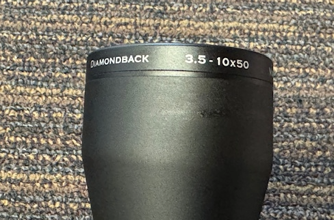 USED VORTEX DIAMONDBACK 3.5-10X50MM RIFLE SCOPE 1" TUBE DEAD-HOLD BDC RETICLE