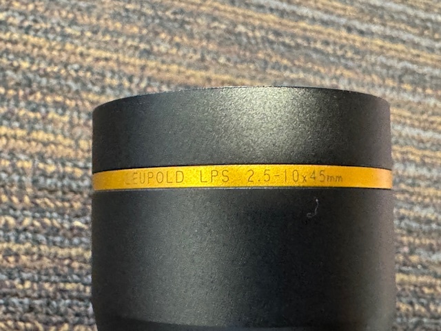 USED LEUPOLD LPS 2.5-10X45MM RIFLE SCOPE MATTE BLACK GERMAN #1 RETICLE 30MM