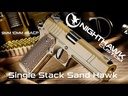 NIGHTHAWK CUSTOM SINGLE STACK COMPED SANDHAWK 9MM