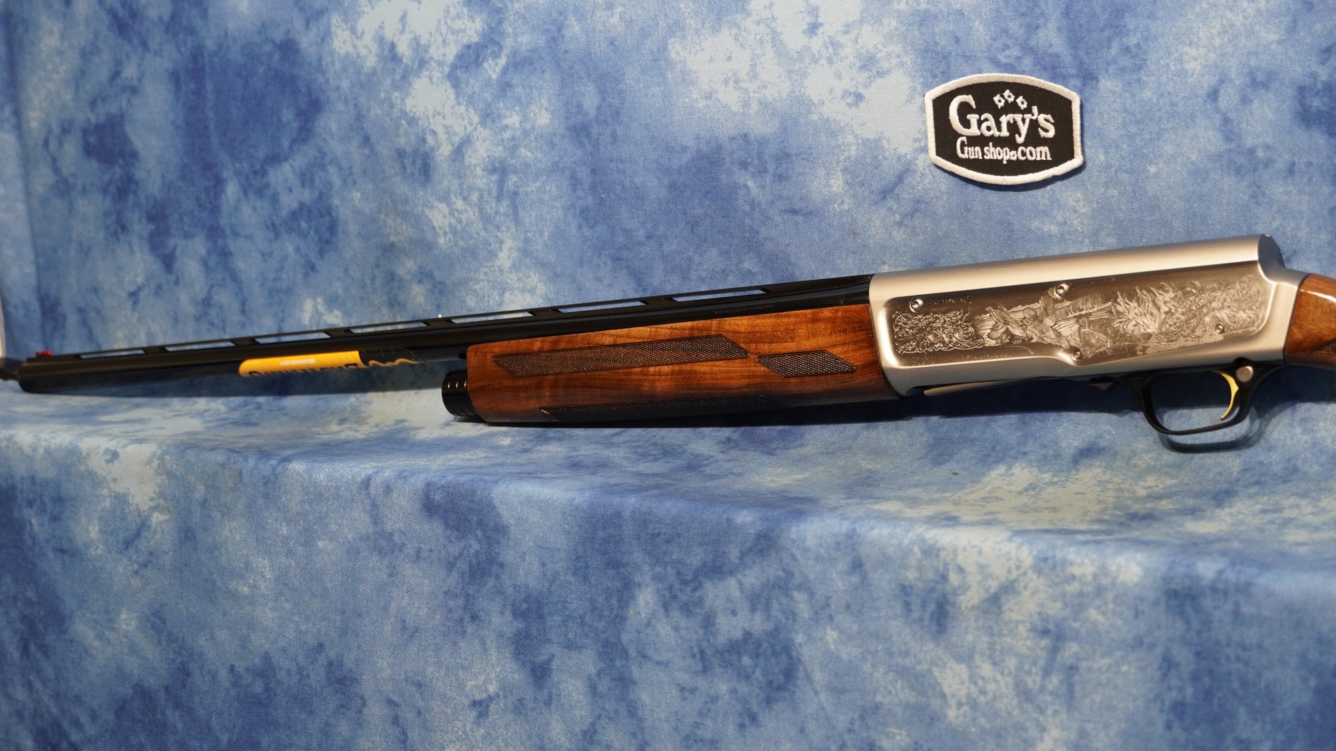 BROWNING 0118203004 A5 ULTIMATE 12 GA 28" BBL 3" SATIN NICKEL STOCK PHOTOS-img-9