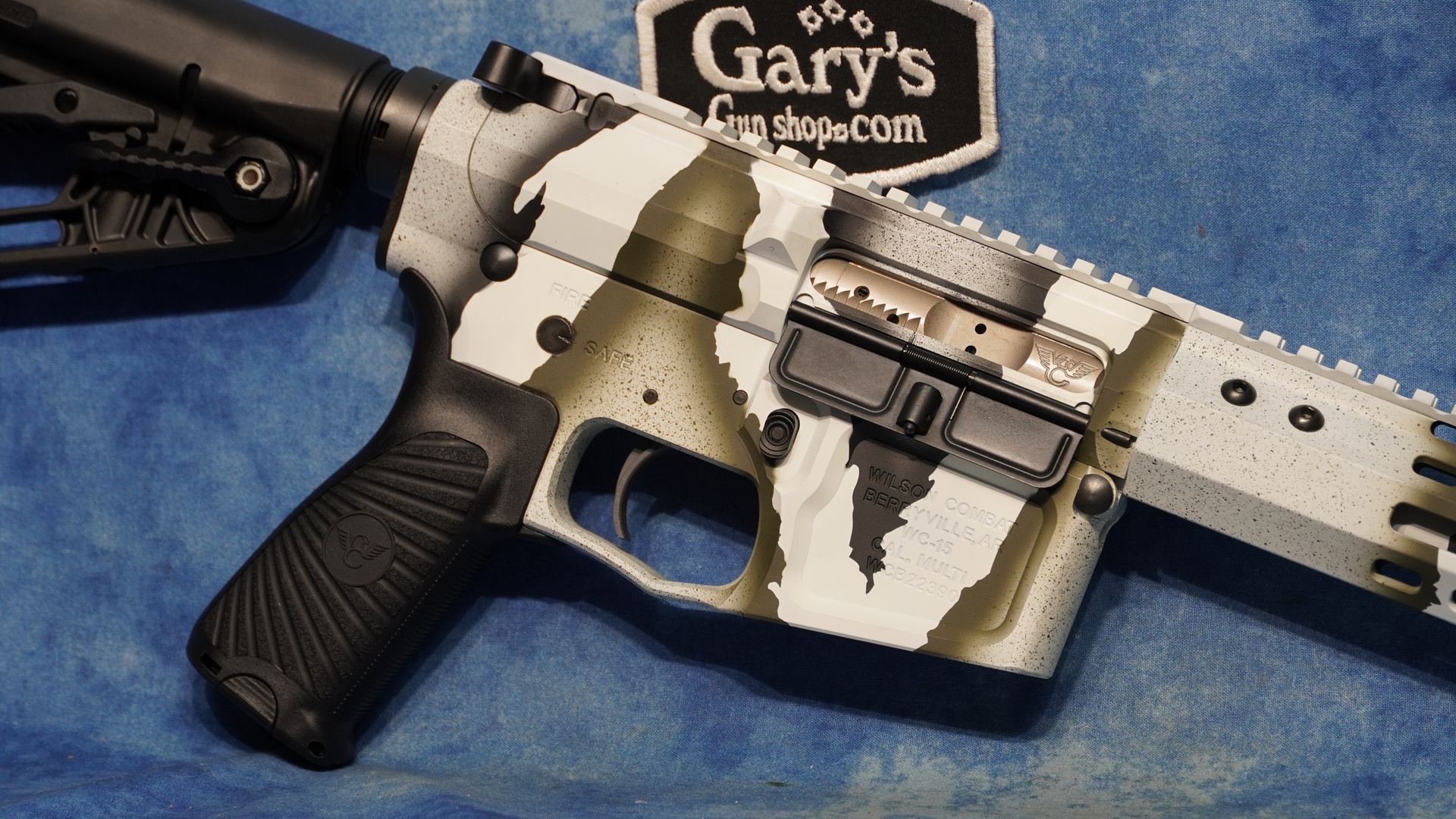 WILSON COMBAT SBR TACTICAL 300 BLACKOUT 8" BBL WASTELAND WHITE CAMO-img-8
