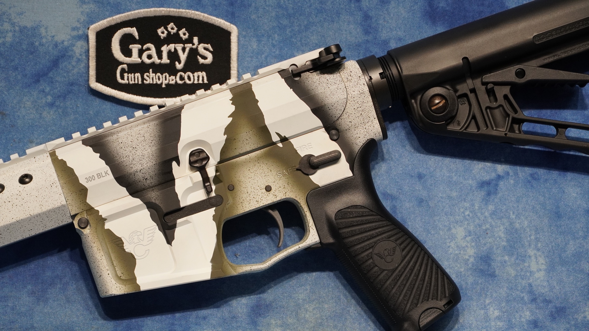 WILSON COMBAT SBR TACTICAL 300 BLACKOUT 8" BBL WASTELAND WHITE CAMO-img-13