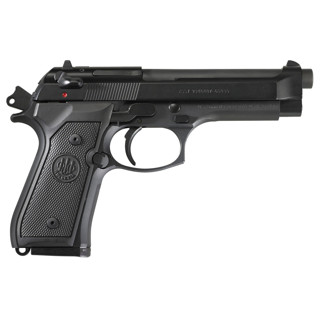 Beretta M9 9mm 4.9" 15rd Blk