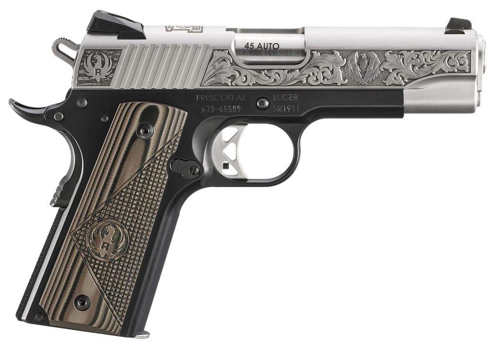 RUGER 16703 PRESCOTT AZ  45 ACP STREET EDITION 7 RND BRN/BLK/DLX (2)