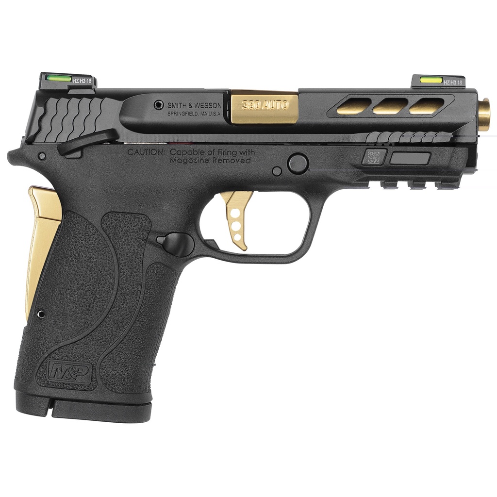 S&w Pc Shield 380acp Ez 8rd Prtd Gld