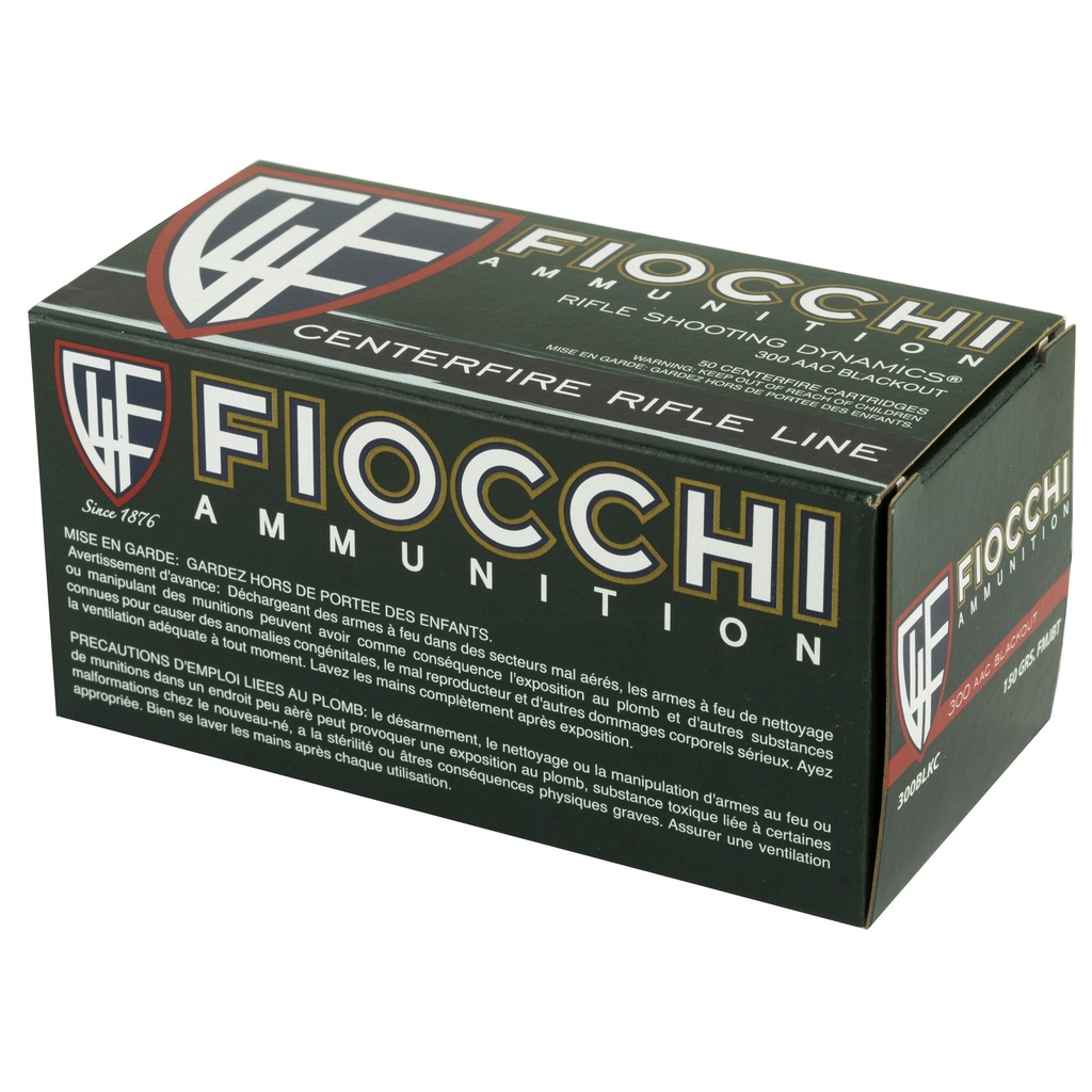Fiocchi 300blk 150gr Fmjbt 50/500