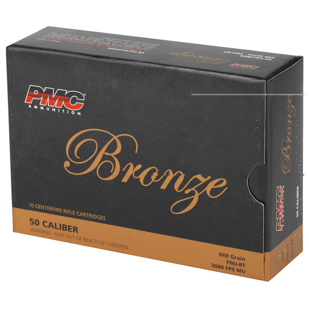 Pmc Brnz 50bmg 660gr Fmj Bt 10/200