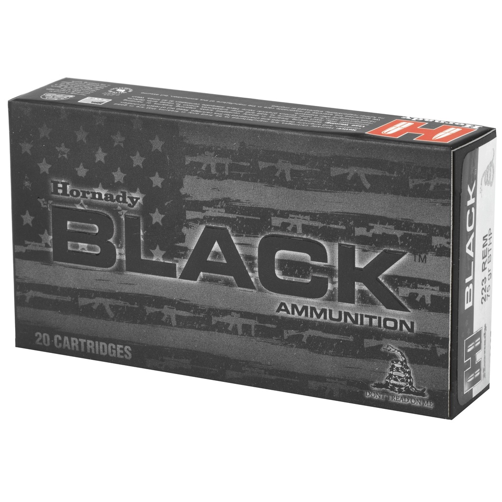 Hrndy Black 223rem 75gr Bthp 20/200