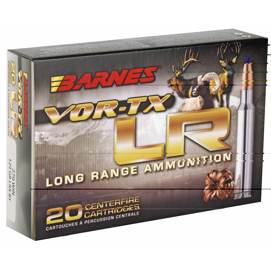 Barnes Vor-tx 270win Lr 129gr 20/200