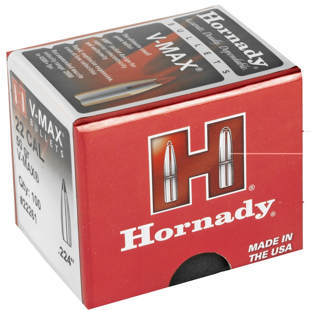 Hrndy V-max 22 Cal .224 50gr 100ct
