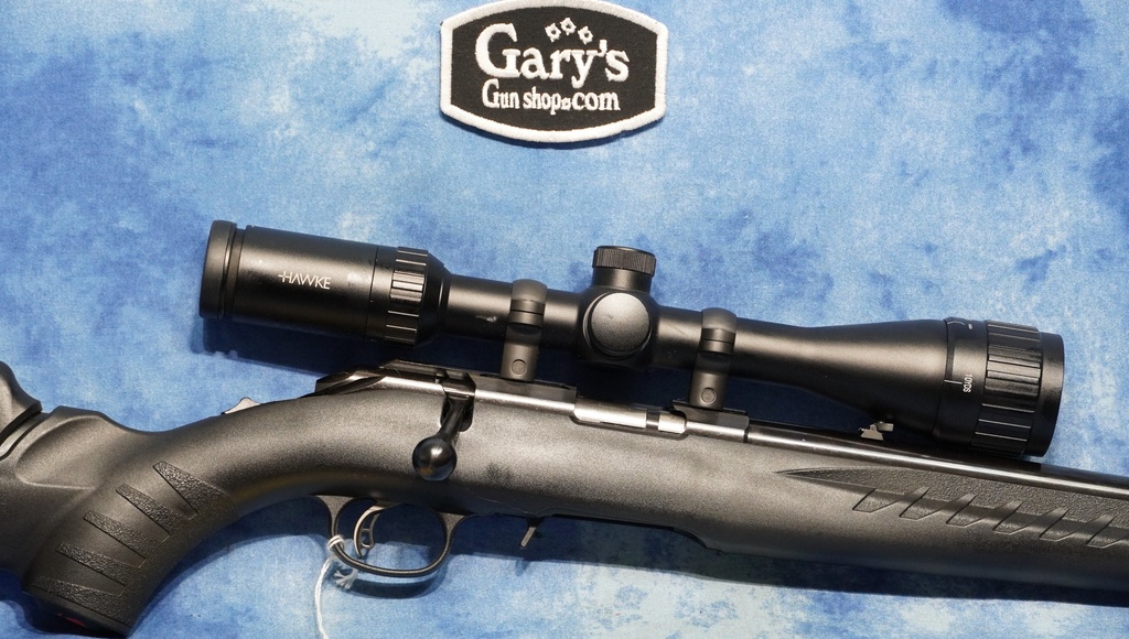 USED RUGER AMERICAN 17 HMR W/HAWKE SCOPE