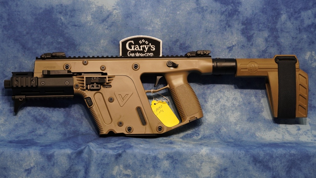 USED KRISS USA VECTOR SDP 9MM FDE W/PISTOL BRACE
