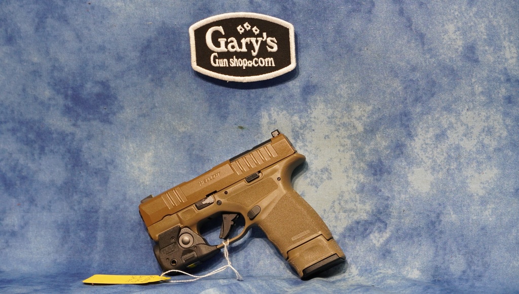 USED SPRINGFIELD ARMORY HELLCAT FDE 9MM O.R. WITH TLR6