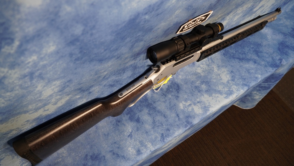 USED HENRY H010AW ALL WEATHER W/LEUPOLD SCOPE 45-70 GOVT