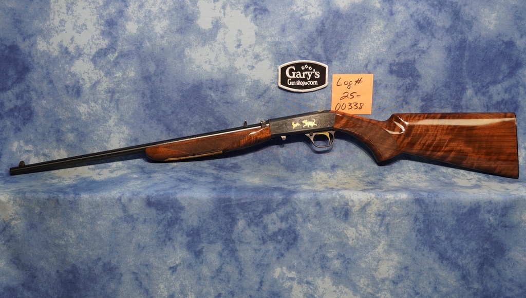 Browning 021002102 SA-22 GRADE VI 22 LR Polished Blued 24K Gold Receiver 