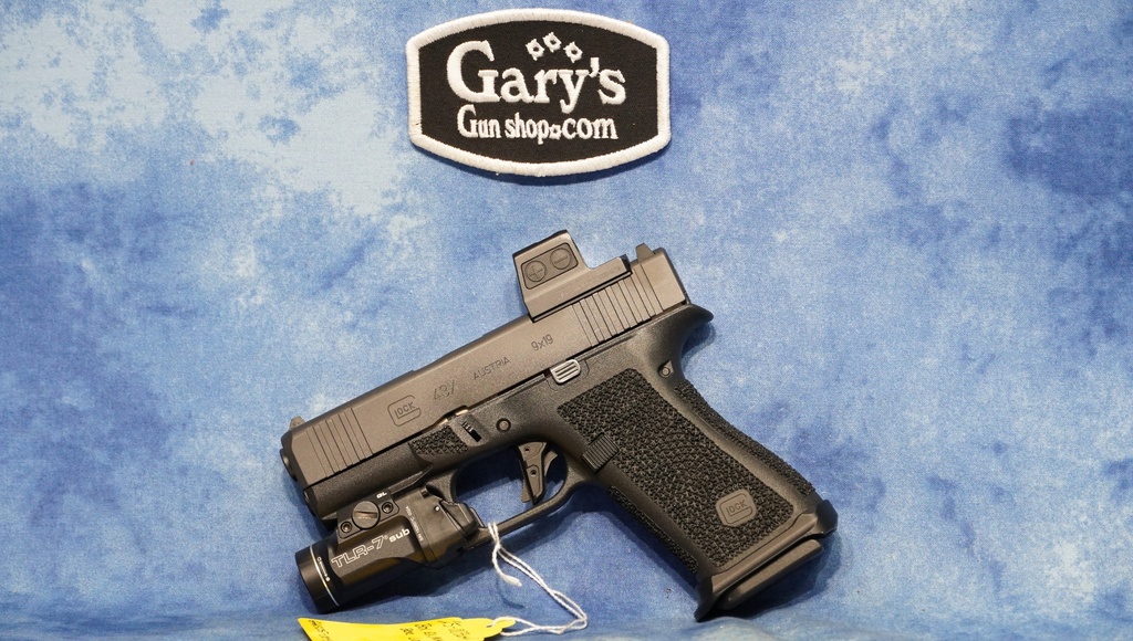 USED GLOCK G43X 9MM M.O.S. W/HOLOSUN & STREAMLIGHT