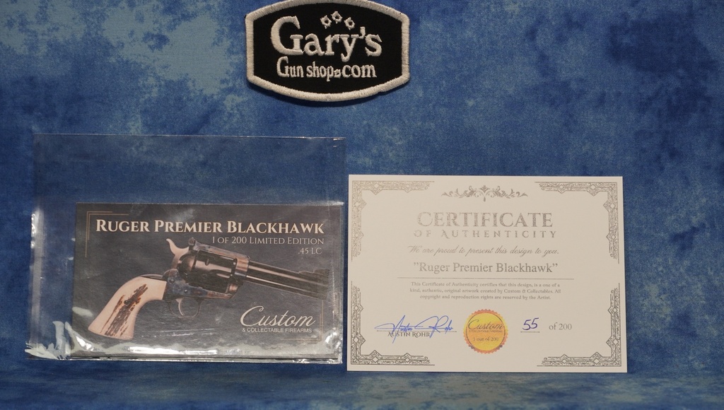 RUGER CNCBLKHWK45 CUSTOM & COLLECTABLE 45 LC / 45 ACP 