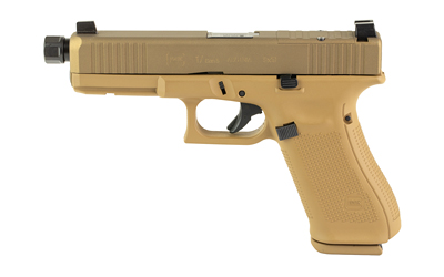 GLOCK G17 GEN 5 FDE 9MM OPTICS READY THREADED