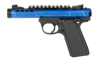 RUGER 43961 MARK IV 22/45 LITE BLUE 4.4" THREADED BBL
