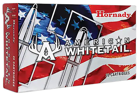 HORNADY 80590 AMERICAN WHITETAIL 7MM REM 154 GRAIN INTERLOCK 20 RNDS 