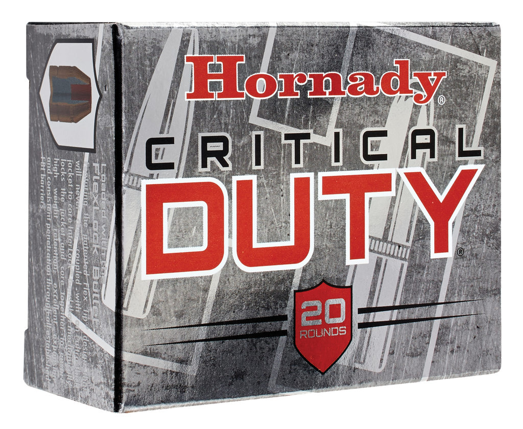 HORNADY 91256 CRITICAL DUTY 10MM 175 GRAIN FLEXLOCK 20 RNDS