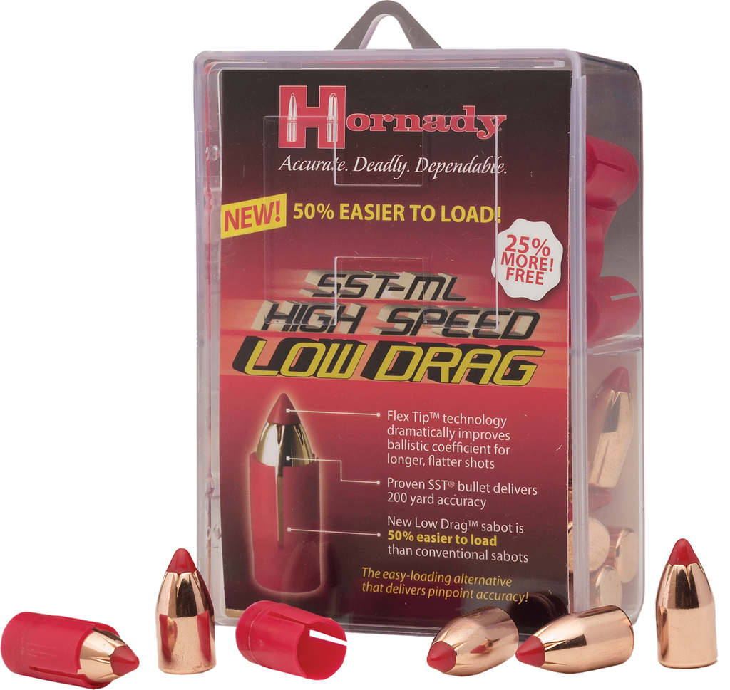 HORNADY MONOFLEX, HORN 67274 50CAL LOW DRAG SAB/BUL 250 MONFLX 20/10