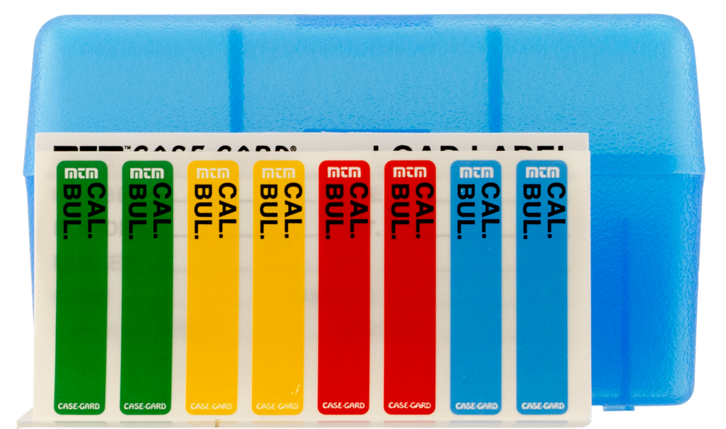 MTM CASE-GARD RS5024 CASE-GARD R-50 MULTI-CALIBER CLEAR BLUE POLYPROPYLENE 50RD