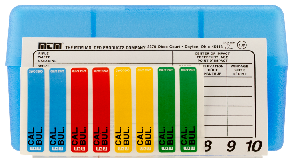 MTM CASE-GARD, MTM RM5024      50RD AMMO  BOX 243/308         BLU