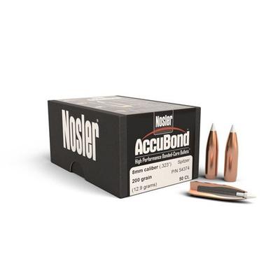 NOSLER 8MM ACCUBOND 200 GRAIN 54374
