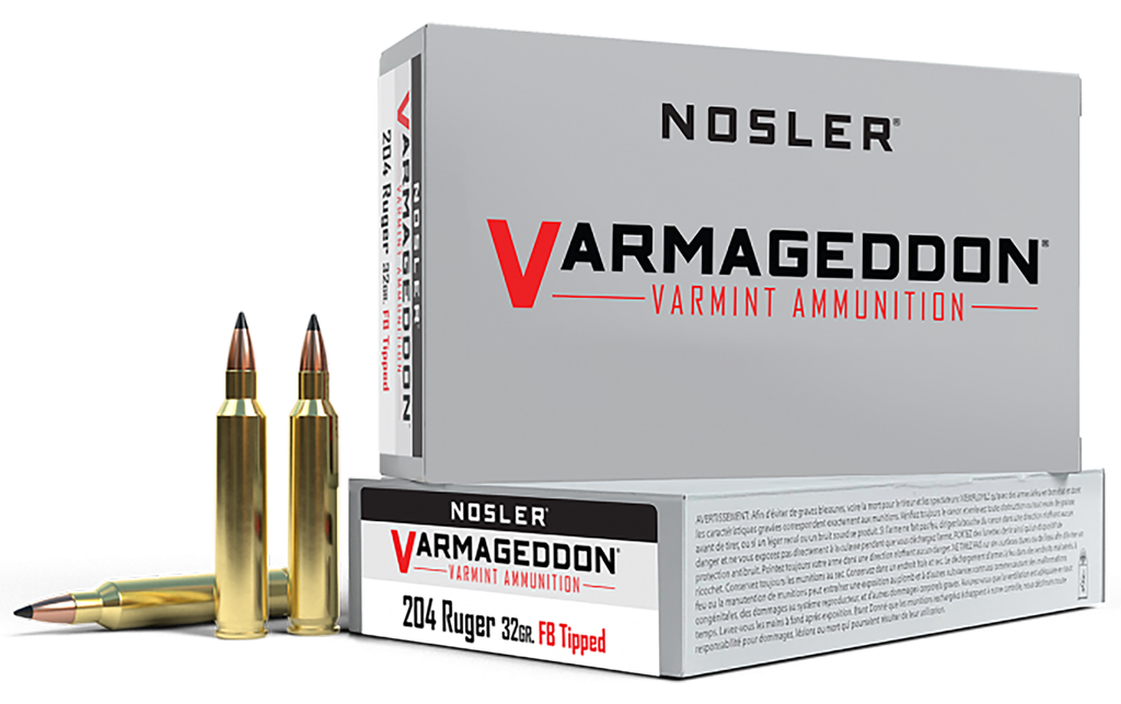 NOSLER VARMAGEDDON 65115 204 RUGER   32 FBT 20CT