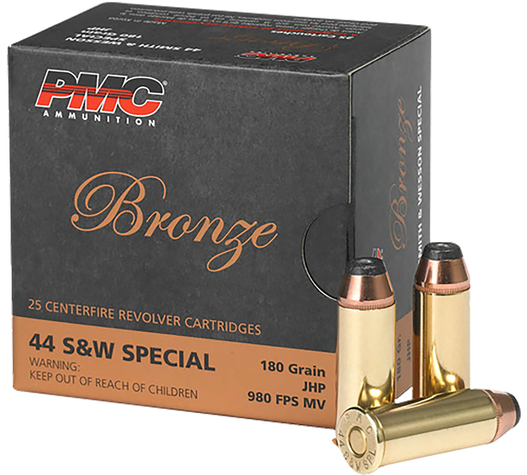 PMC BRONZE  44SPL 180 GR JHP 25 RNDS 44SB
