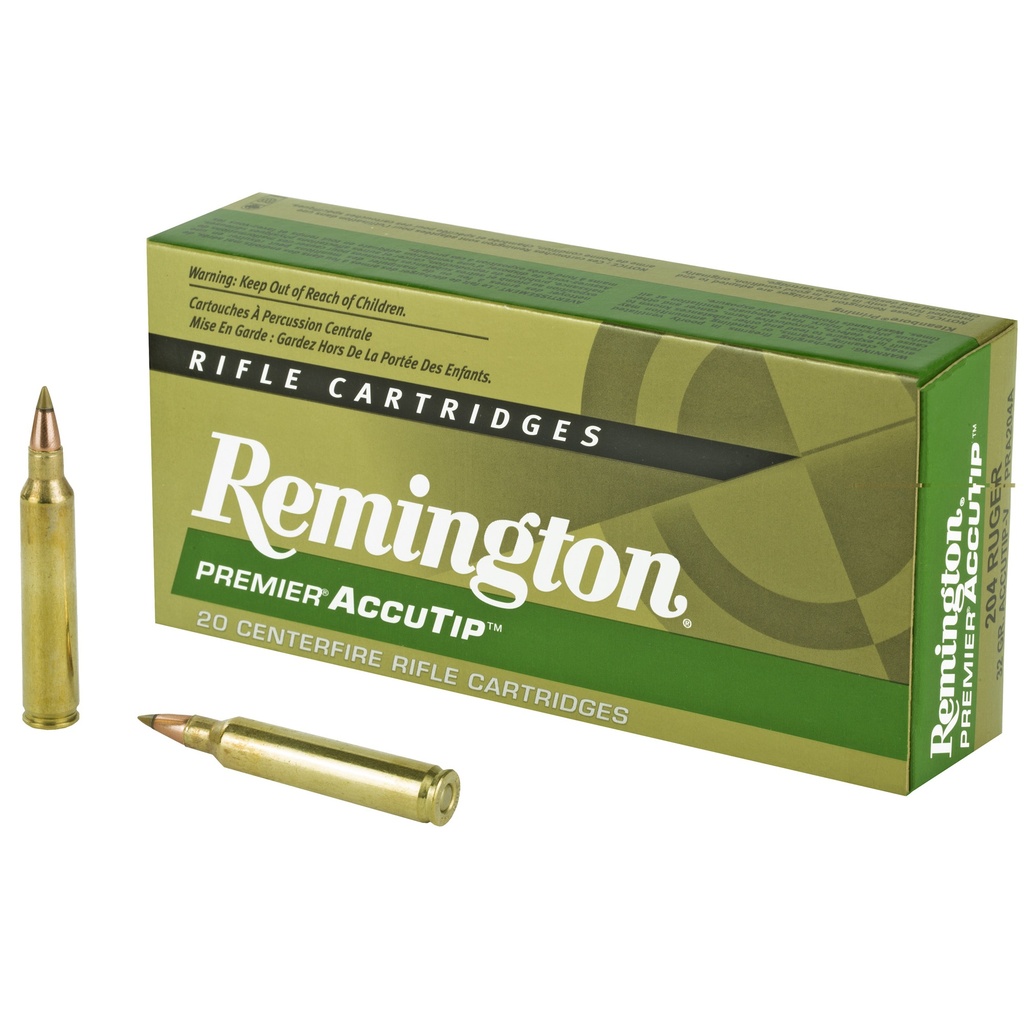 REMINGTON 29218 PREMIER  ACCU-TIP 204 RUGER 32 GRAIN 20 RNDS 