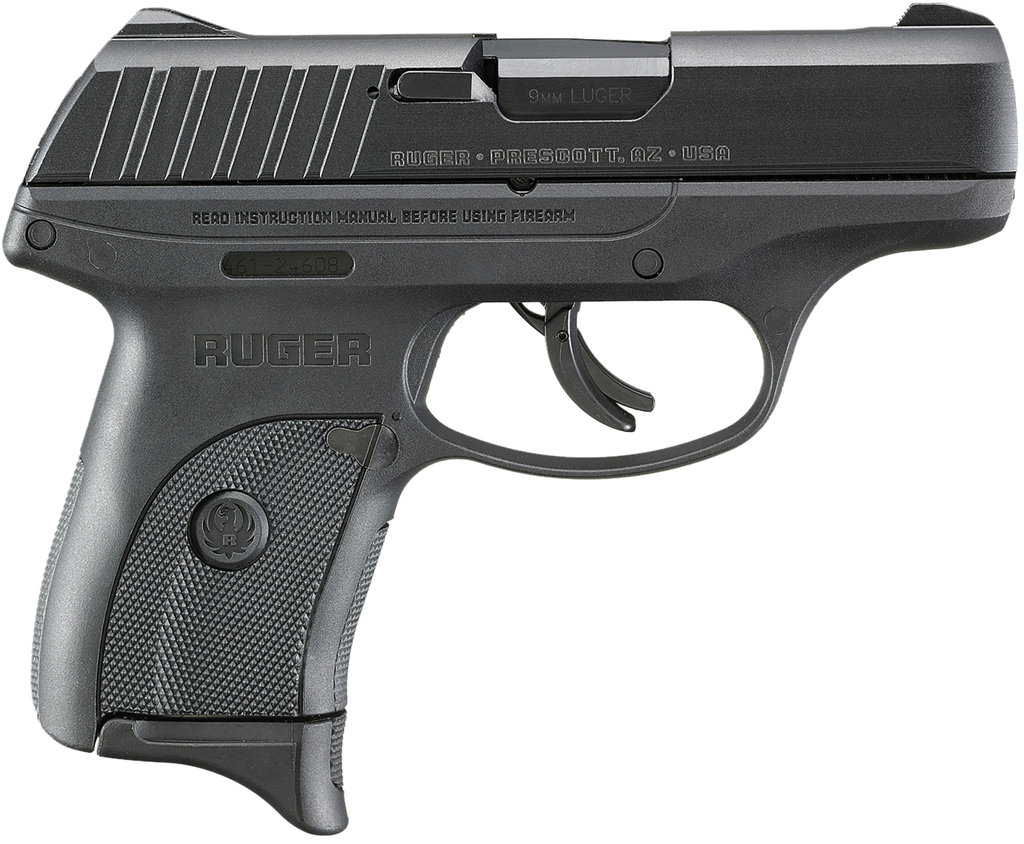 RUGER 3283 9MM EC9S BLACK POLY FRAME
