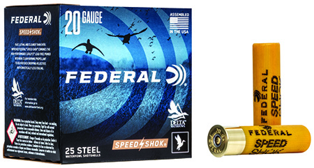 FEDERAL WF2094 SPEED-SHOK 20 GA 3" 7/8OZ 4 SHOT 25 RNDS