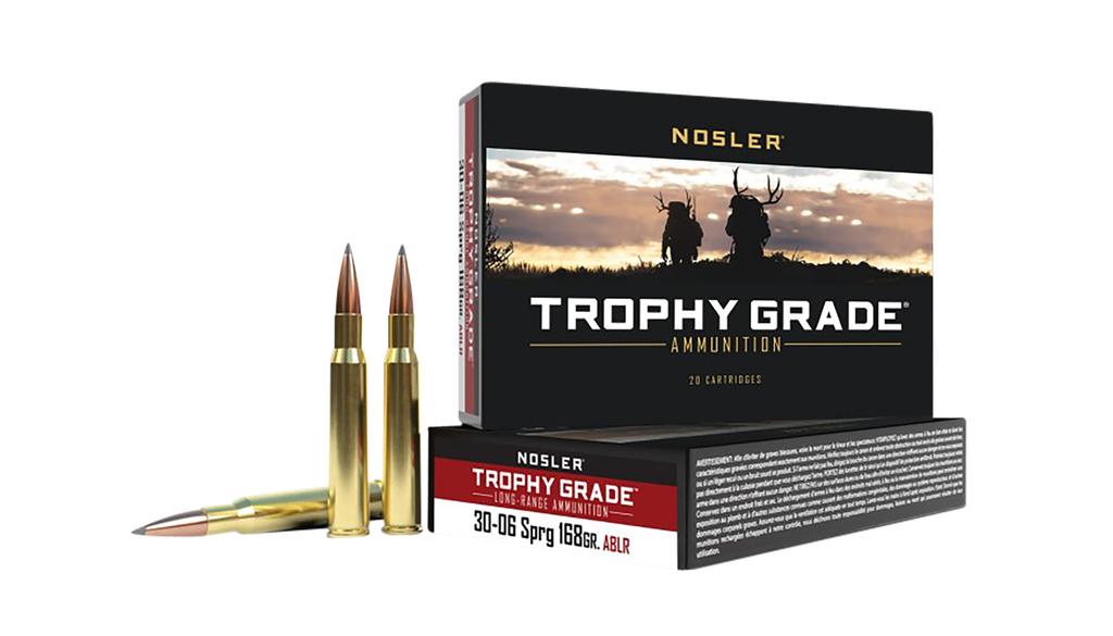 NOSLER TROPHY GRADE TROPHY 30-06     168 ABLR  20RNDS 60102