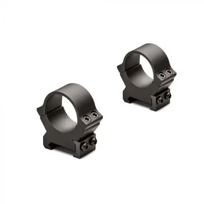 LEUPOLD CROSS SLOT PRW2 RING MOUNT 30MM 2-PIECE HIGH MATTE BLACK