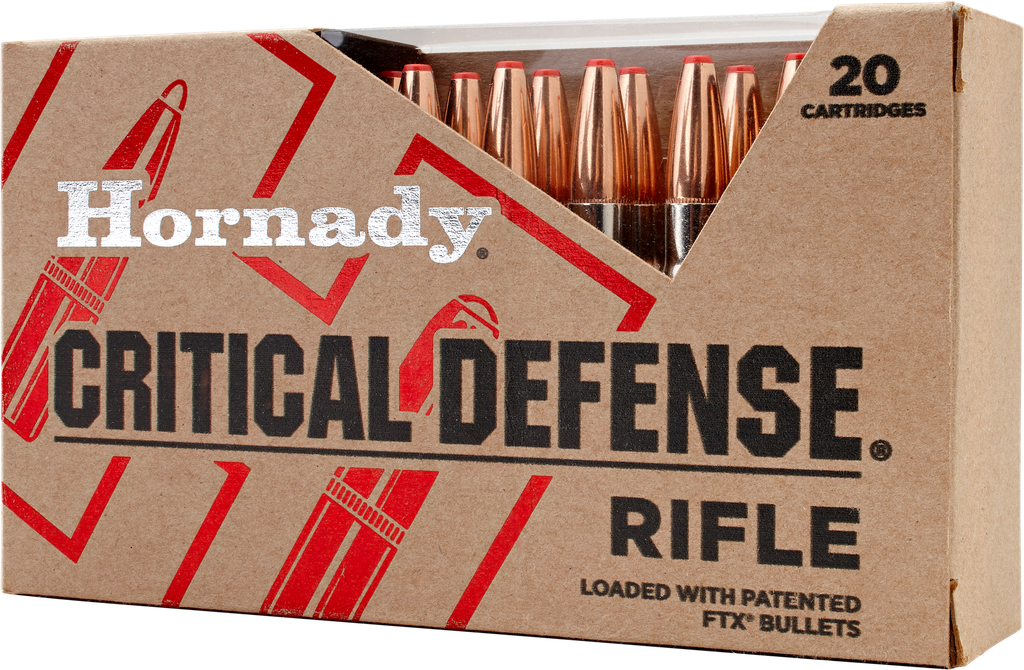 HORNADY 80270 CRITICAL DEFENSE 223 REM 55 GRAIN FTX 20 RNDS 