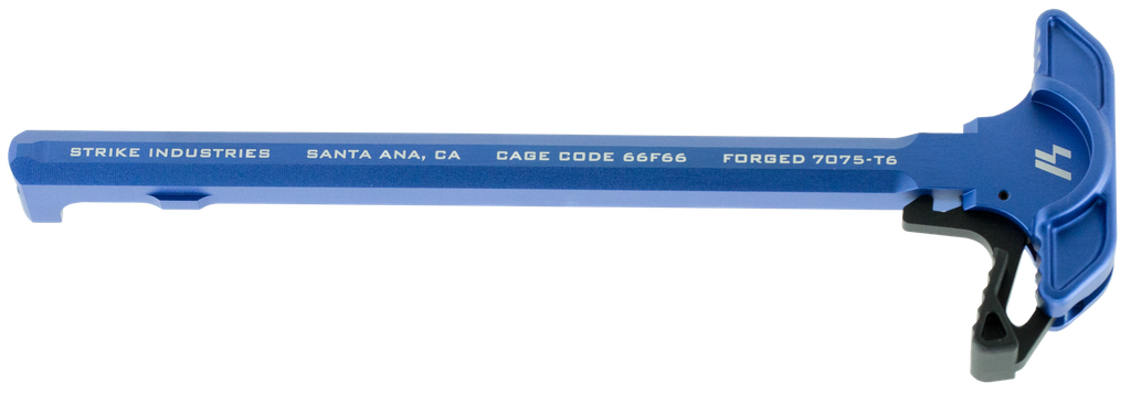 STRIKE INDUSTRIES 35571 EXTENDED LATCH CHARGING HANDLE BLUE